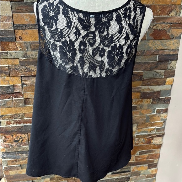 Elegant Black Lace Embellished Women's Top “Atmosphere” - Picture 4 of 6